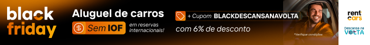 Cupom Rentcars Black 6 off